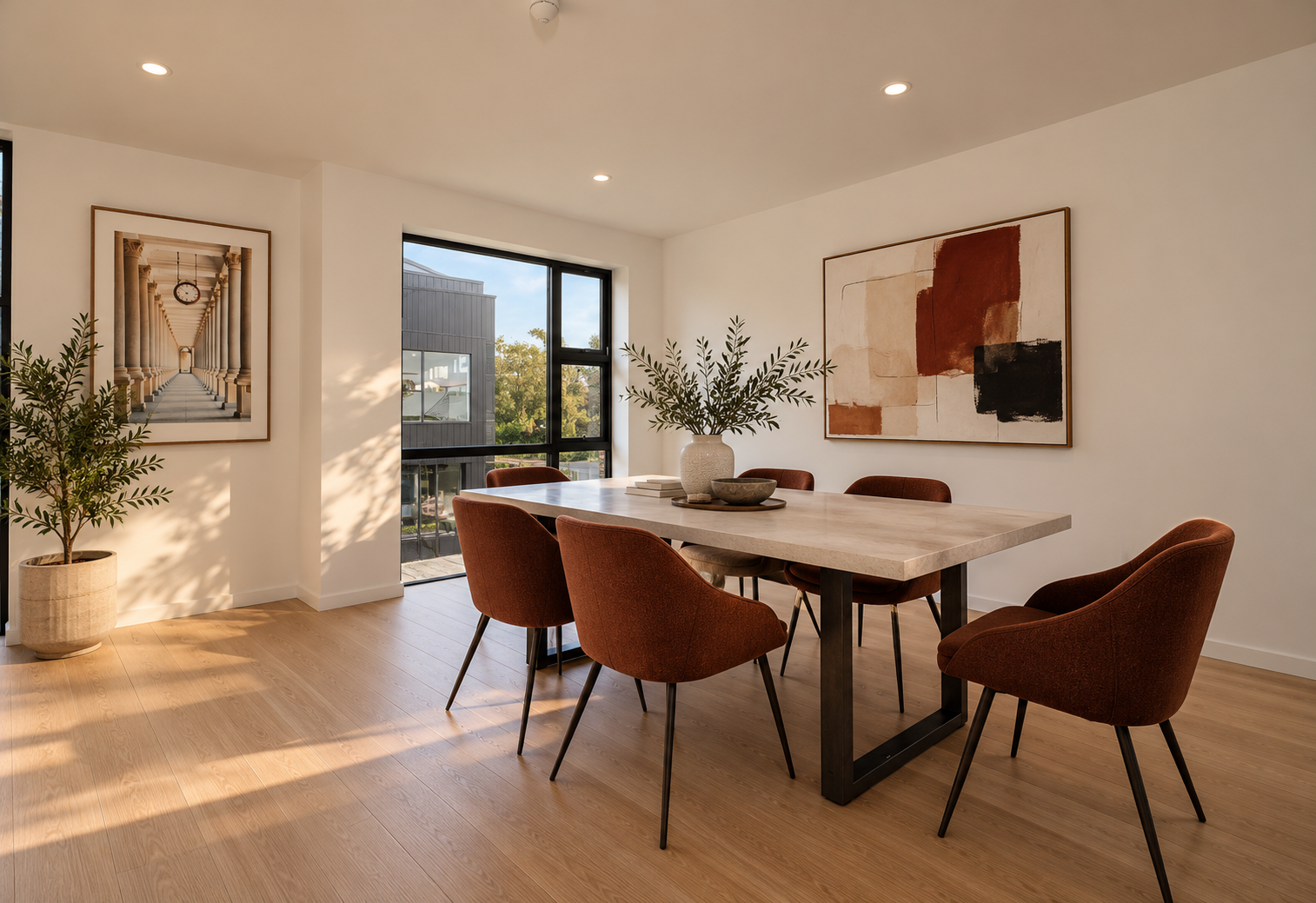 Dining area, Avondale standalone home, Auckland